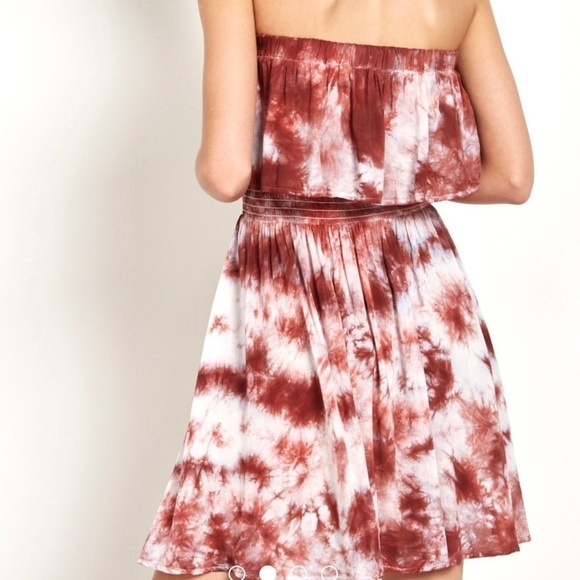 Forever 21•Crystal Dye Flounce Hobo Dress size S - Picture 3 of 6